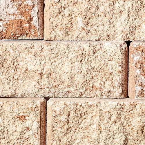 BELGARD DIAMOND 9D BLOCK AMARETTO 48/PALLET 6" X 17-3/4" X 9"