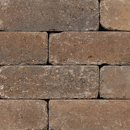 BELGARD WESTON UNIVERSAL TOSCANA 4" HIGH - 33.5 SF/PAL - 6.7 SF/LAYER 12" X 8" X 4"