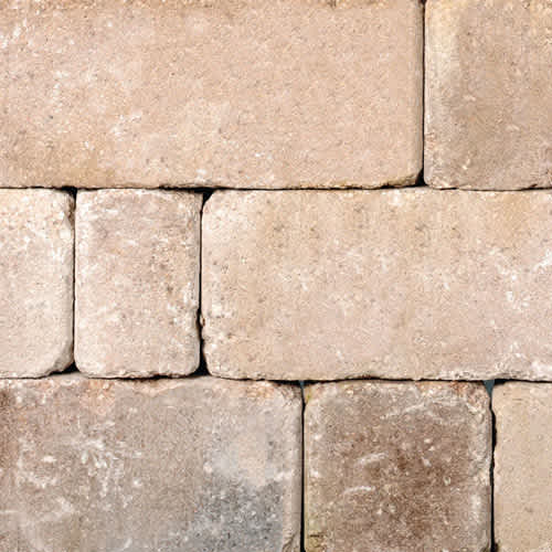 BELGARD CASTLE MANOR WALL AMARETTO 6" X 6" - 6" X 12" - 6" X 16" 31 SF/PALLET 3PC