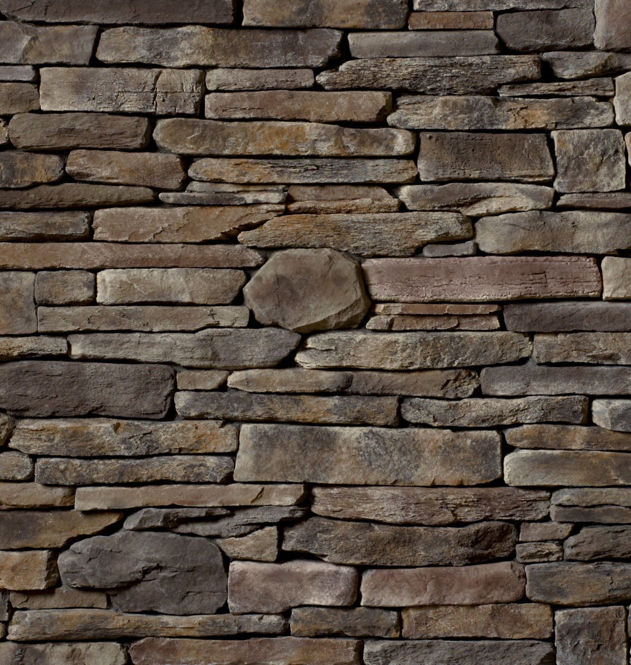Bor Southern Ledgestone Wolf Creek Flat Cultured Stone ,116 sq. ft.