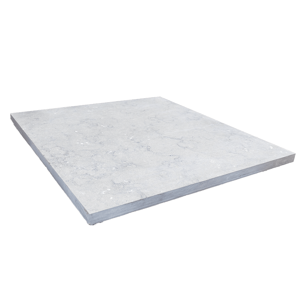 AZUL MONICA FLAMED/BRUSHED TOP SAWN SIDE 24" X 24" X 1"