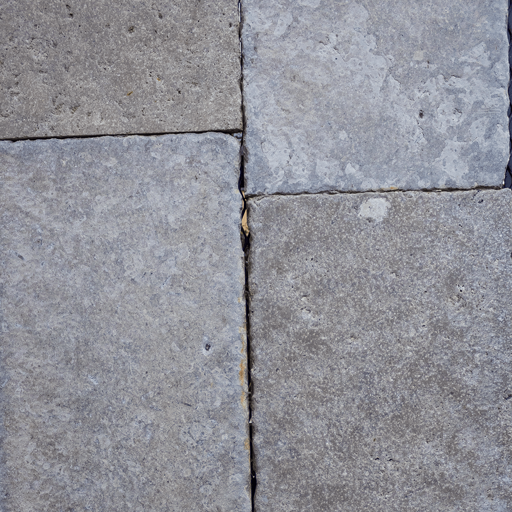 LIMEYRAT BLUE DALLAGE ANTIQUE TILES RANDOM LENGTHS 16" X 3/4"