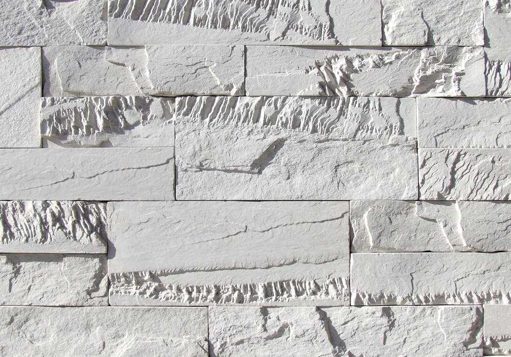 CORONADO BBF SAWTOOTH LEDGE WHITE 125 SF/ PALLET