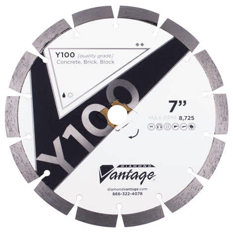 General Purpose, Segmented Saw Blade, (Od) 7" X (Thk) 0.095" | 0709UDUY1-2