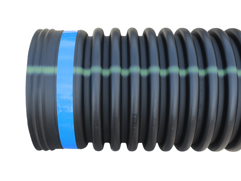 Water Tight IB Solid Dual Wall Pipe, 24" x 20' HDPE | 24650020IB_alt
