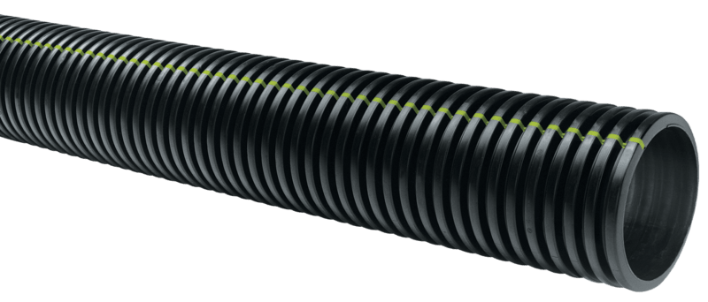 Plain End Solid Dual Wall Pipe, 24" x 20' HDPE | 24950020L