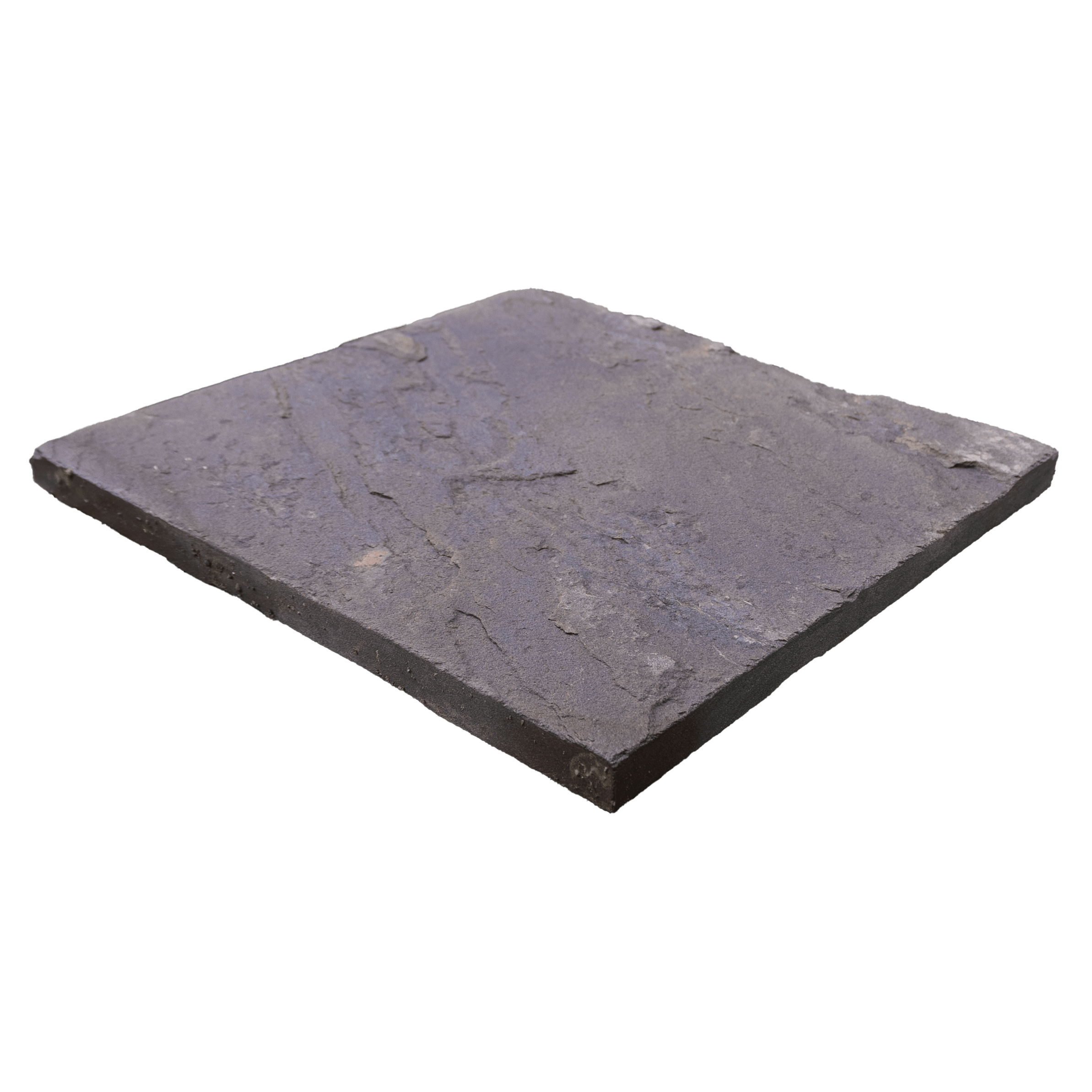BLUESTONE FULL COLOR PAVING, NATURAL CLEFT TOP AND SAWN ALL 4 SIDES NOMINAL 12" X 12" X 1"