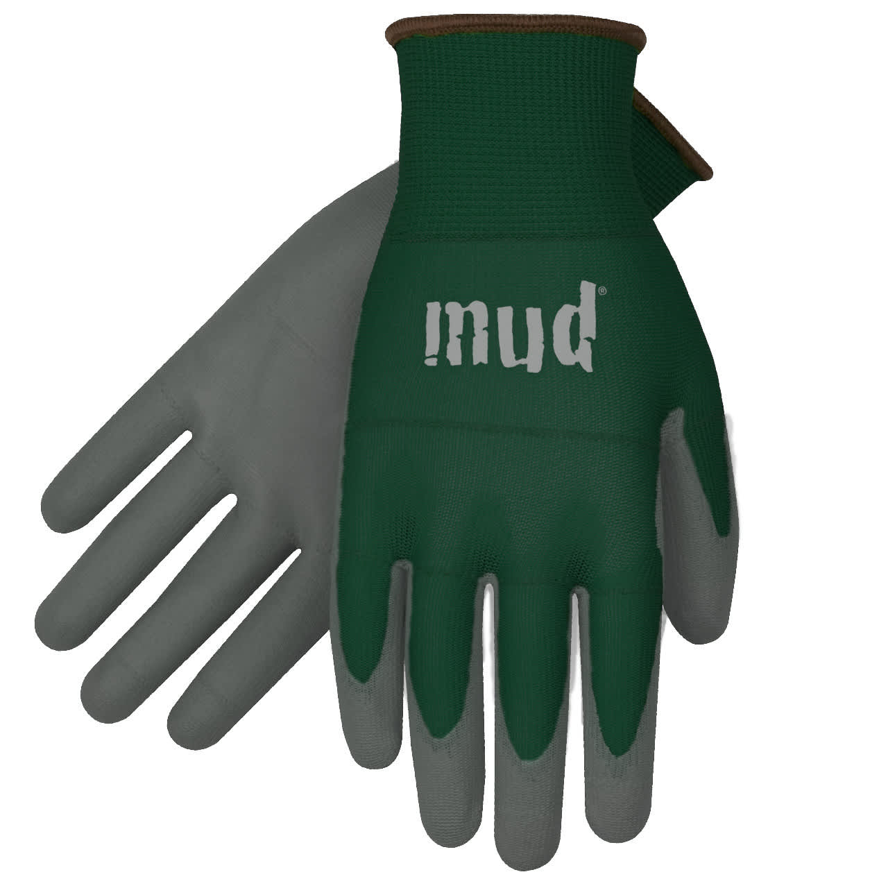 Tough Mud Work Gloves, Small Smooth Polyurethane Coated Palm Cucumber | 028C/S CUCUMBER SM
