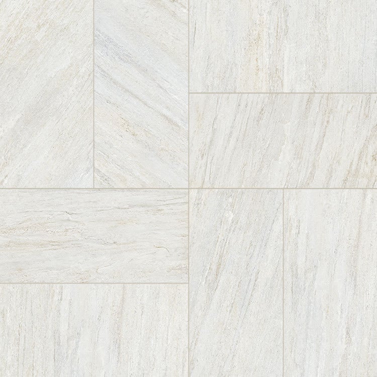 Quartz Bianco Porcelain Paver, 16" X 32" X 3/4" (2 cm), 192 Sf/ Pal 7.11 Sf/ Bx 3.56 Sf/ Ea 16" X 32" X 3/4"