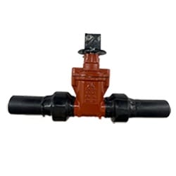 Ductile Iron Resilient Wedge Gate Valve High-Density Polyethylene 4" IPS Butt Fusion | 74-315504