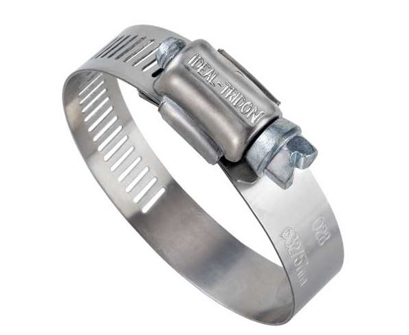 Ideal 12" 1/2 to 1-1/4" Dia Stainless Steel Worm Drive Clamp | 6712-167