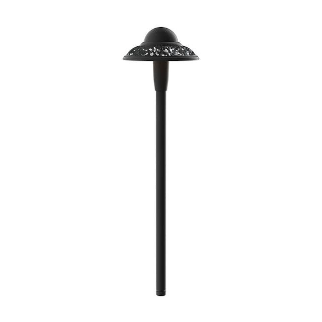 Kichler Pierced Dome Light Led Bkt 12V Integrated Textured Black 2700K