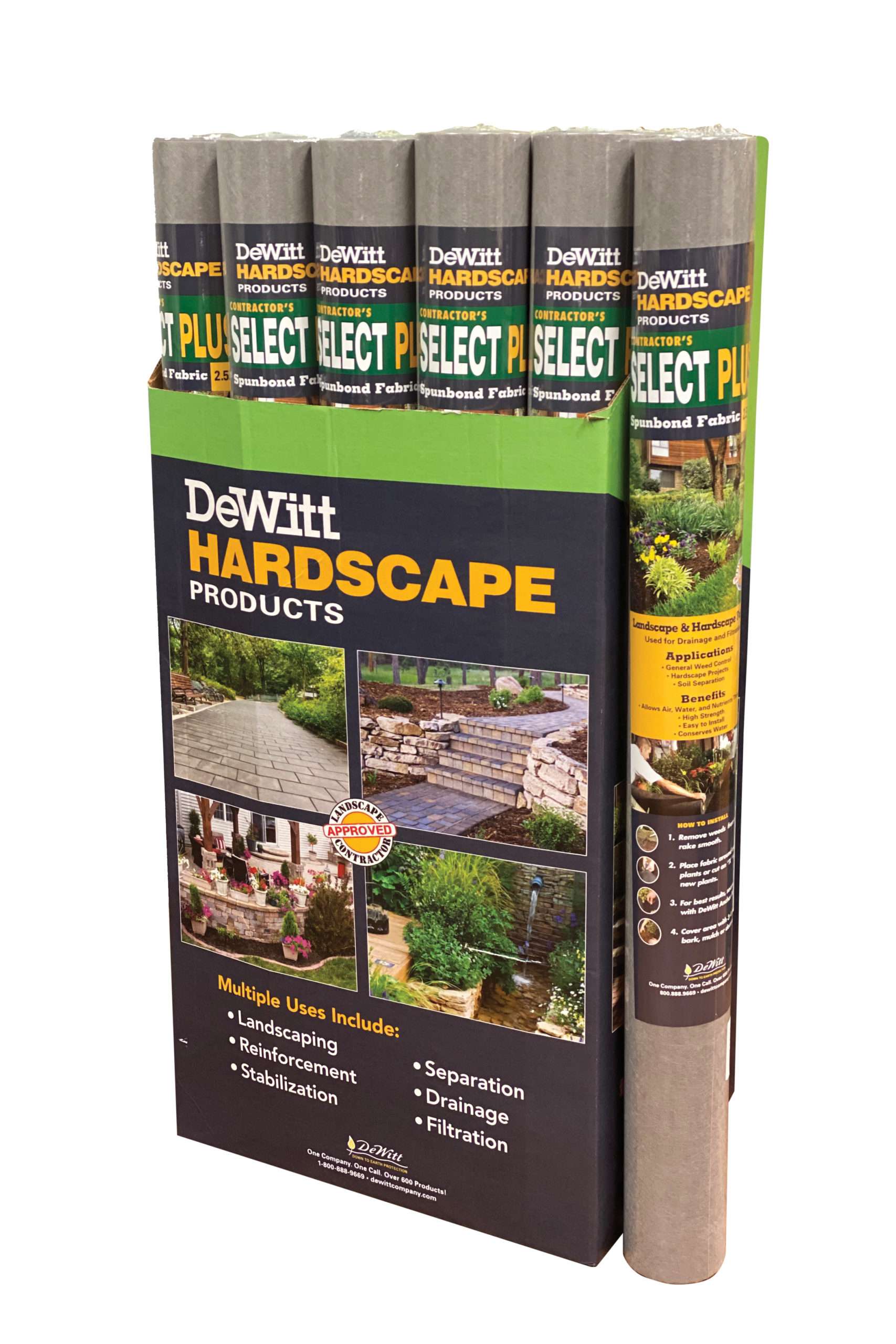 Dewitt Landscape Fabric, 2.5 oz (L) 100' x (H) 3' Grey | 13LM67001700