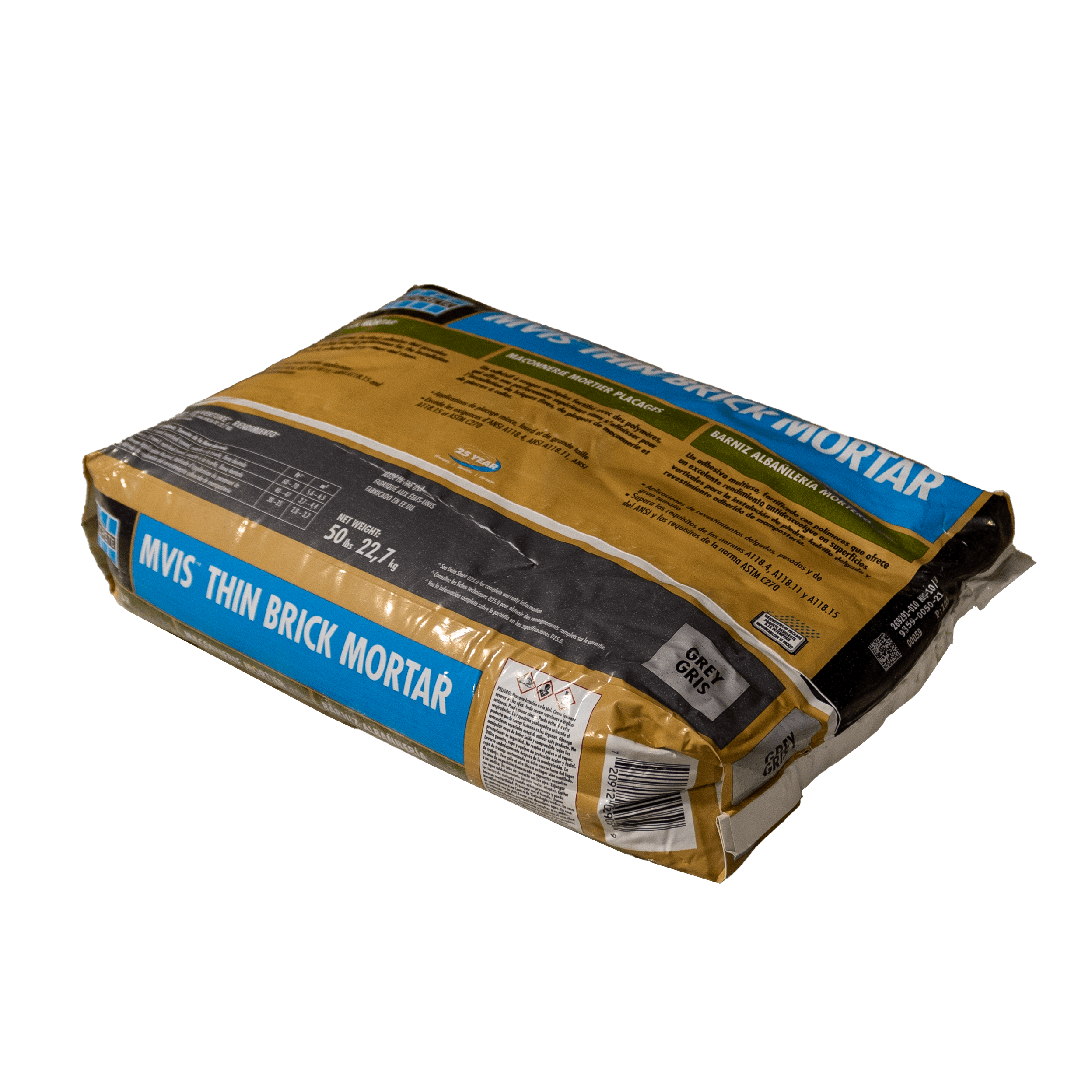 Thin Brick Mortar, Gray, 50 Lbs / Bag | 9359-0050-21