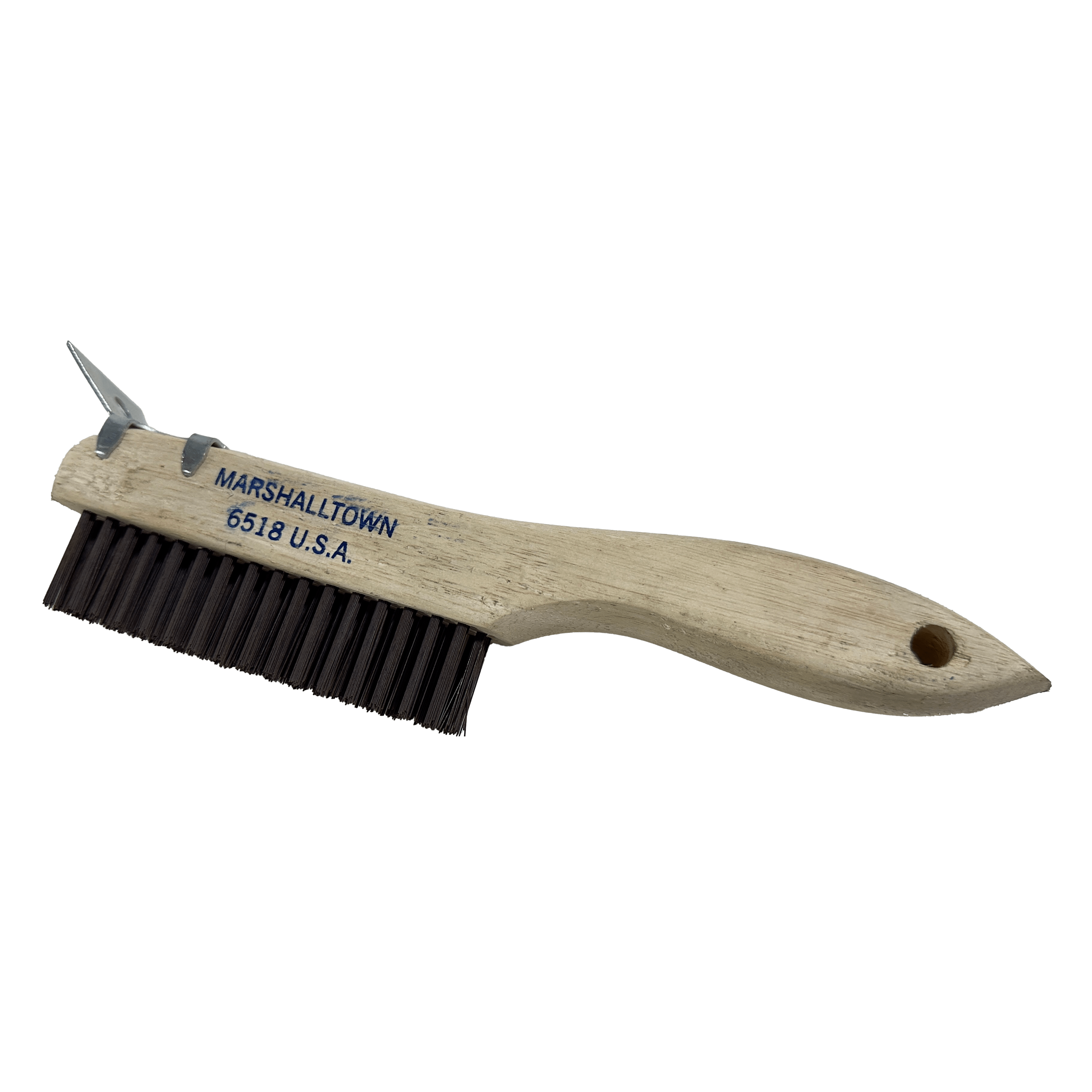 Wire Brush, 1-1/8" Wire Carbon Steel Bristle