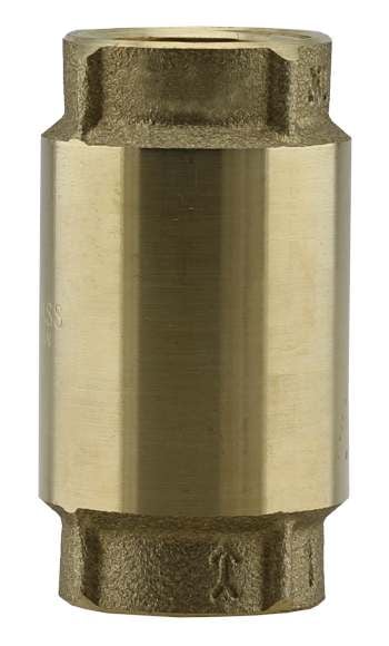 Boshart Standard Brass Check Valve 1" FPT | 17YBCV100NL