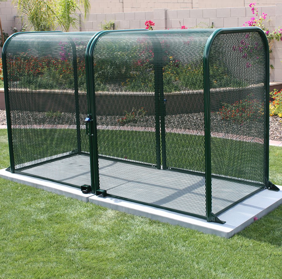Guardshack W 24" x H 40" x L 80" Backflow Enclosure Green | GS-6