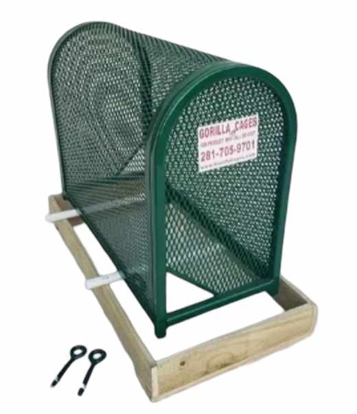 W 12" x H 24" x L 42" Backflow Green Cage | GC-3