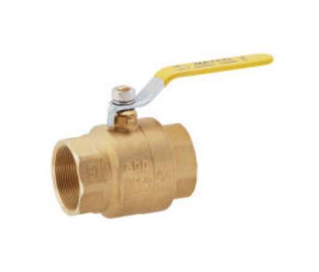 Ball Valve Brass 2-1/2" Threaded Ends | 759T09