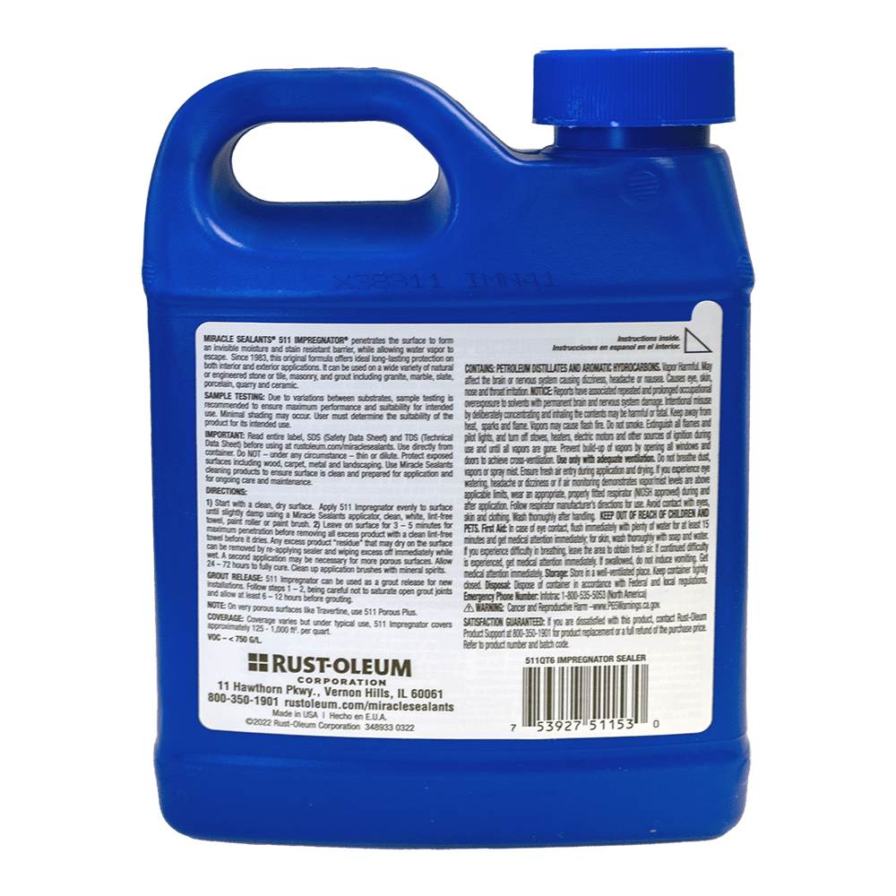 Miracle 511 Impregnator Sealer Miracle Sealants 1 Quart | 511QT6