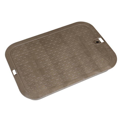 NDS Rectangular Valve Box Brown L 19" x W 14" | 113C BRN