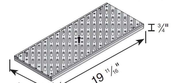 NDS PRO SERIES CHANNEL GRATE GREY 8" X 20" | 836_alt1