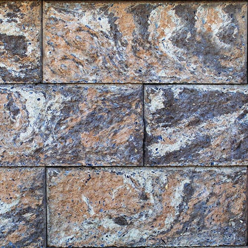 NICOLOCK COLONIAL WALL CAPPUCCINO 35FCFT/PALLET 6"