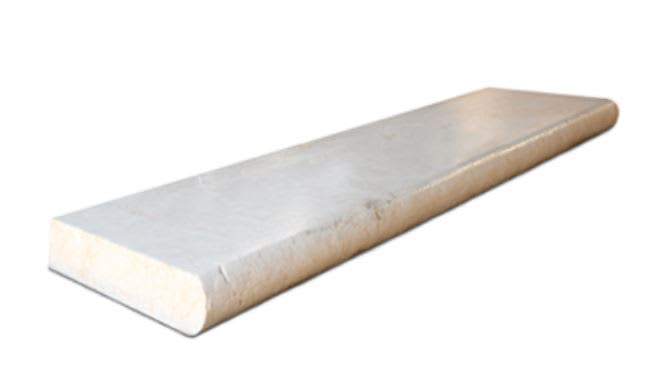 CREMA EDA SANDBLASTED TREAD SE 1 LONG STRAIGHT EDGE MARBLE MARMIRO 12" X 48" X 2.25"