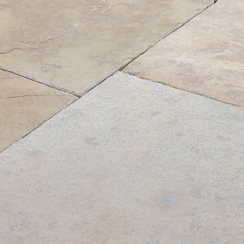 AZTECA LIMESTONE NATURAL TUMBLED 18" X 24" X 3/4" NOMINAL, PAVER TUMBLED NATURAL STONE 18" X 24" X 3/4"