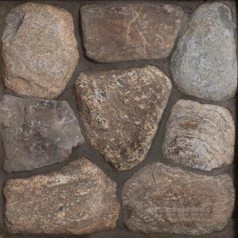 OLD NEW ENGLAND ROUNDS - MOSAIC - THIN VENEER - FLATS