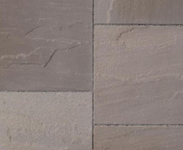 SLATE GREY ROCKFACE TREADS OAKVILLE STONE 1 EA - 8 SF / 1 PALLET - 144 SF (18 EA) 16" X 72" X 2"