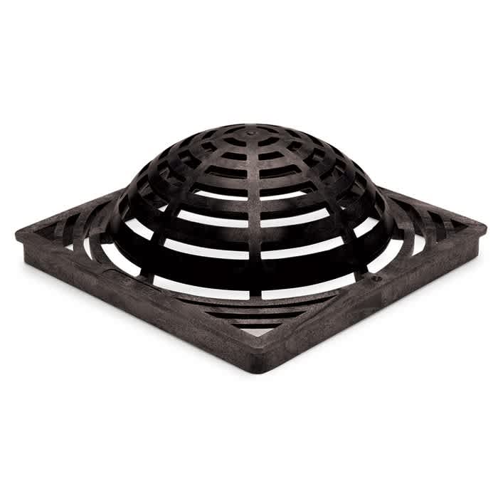 RB DRAINAGE SQUARE ATRIUM GRATE BLACK 12" | DG12SAB