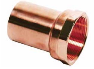 Adapter, 3/4" x 3/4" FTG x FPT Copper Press | PFFA1034