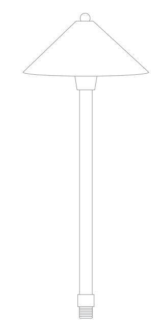 Imperial Centermount Pathway Light Mbr | PL-344