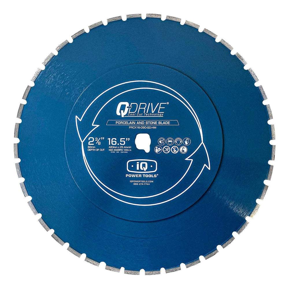 Arrayed Blade, 16.5" Porcelain And Stone Blue |  PRCX16-090-QD-HM