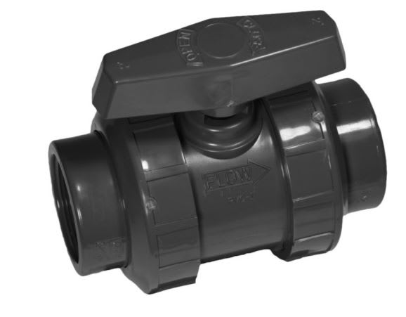 NDS True Union Ball Valve PVC 3" Slip x Threaded | BTU-3000-SE