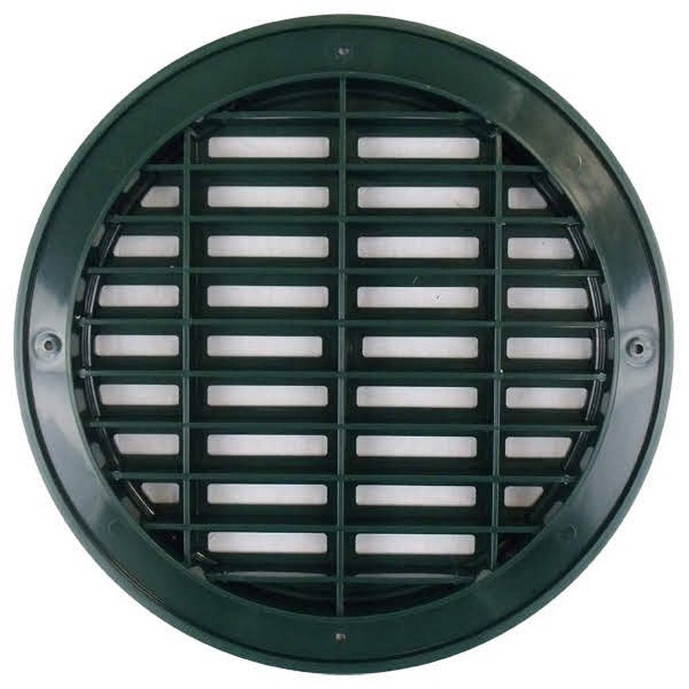 POLYLOK GREEN GRATE FOR CORRUGATED PIPE 12" | PLK3004GRGN