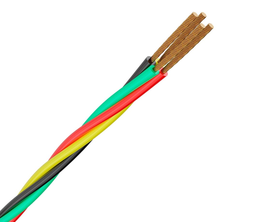 12-3 AWG Heavy-Duty Twisted Solid Wire | PCT12/3G2