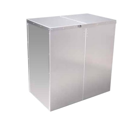 StrongBox W 75" x H 39" x D 24" Clamshell Entry Backflow Insulated Enclosure | SBBC-75ALHPI
