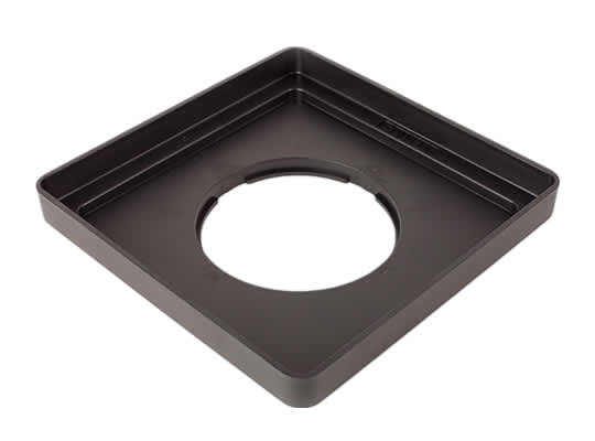 12" Square Low Profile Basin Black | BS12LP | BS12LP