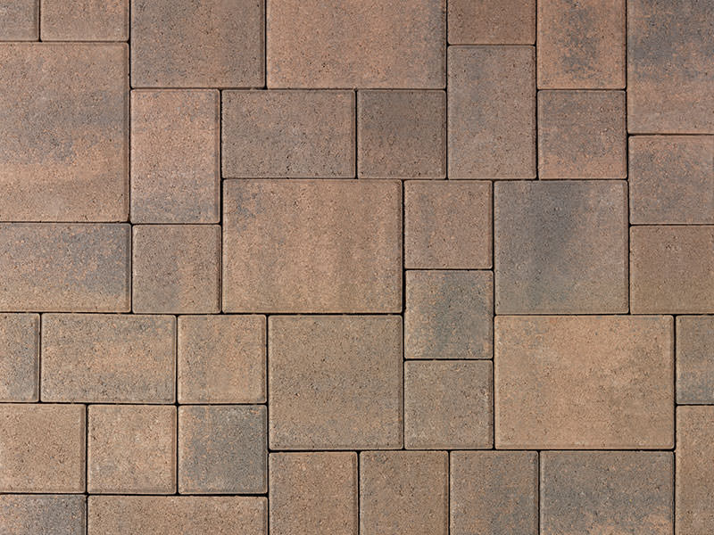 COURTYARD 4PC CREAM BROWN CHARCOAL 127 SF/PALLET 60MM