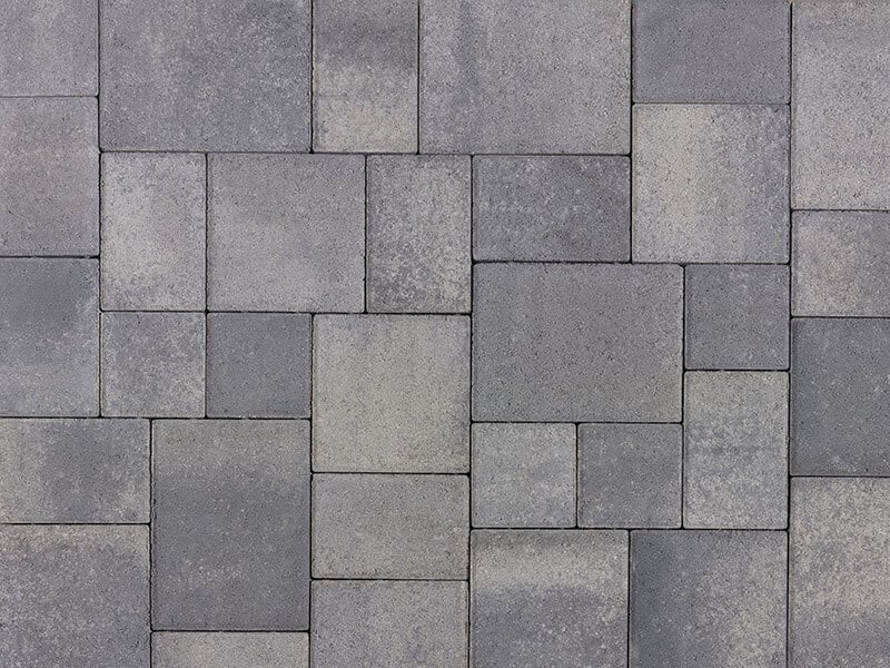 COURTYARD 4PC GREY CHARCOAL 127 SF/PALLET 60MM