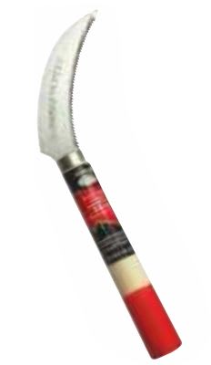 Blk750 Series Thick Stainless Steel Or High Carbon Steel Blade Sickle Small Non-Slip Serrated, Landscape Knives | BLK725