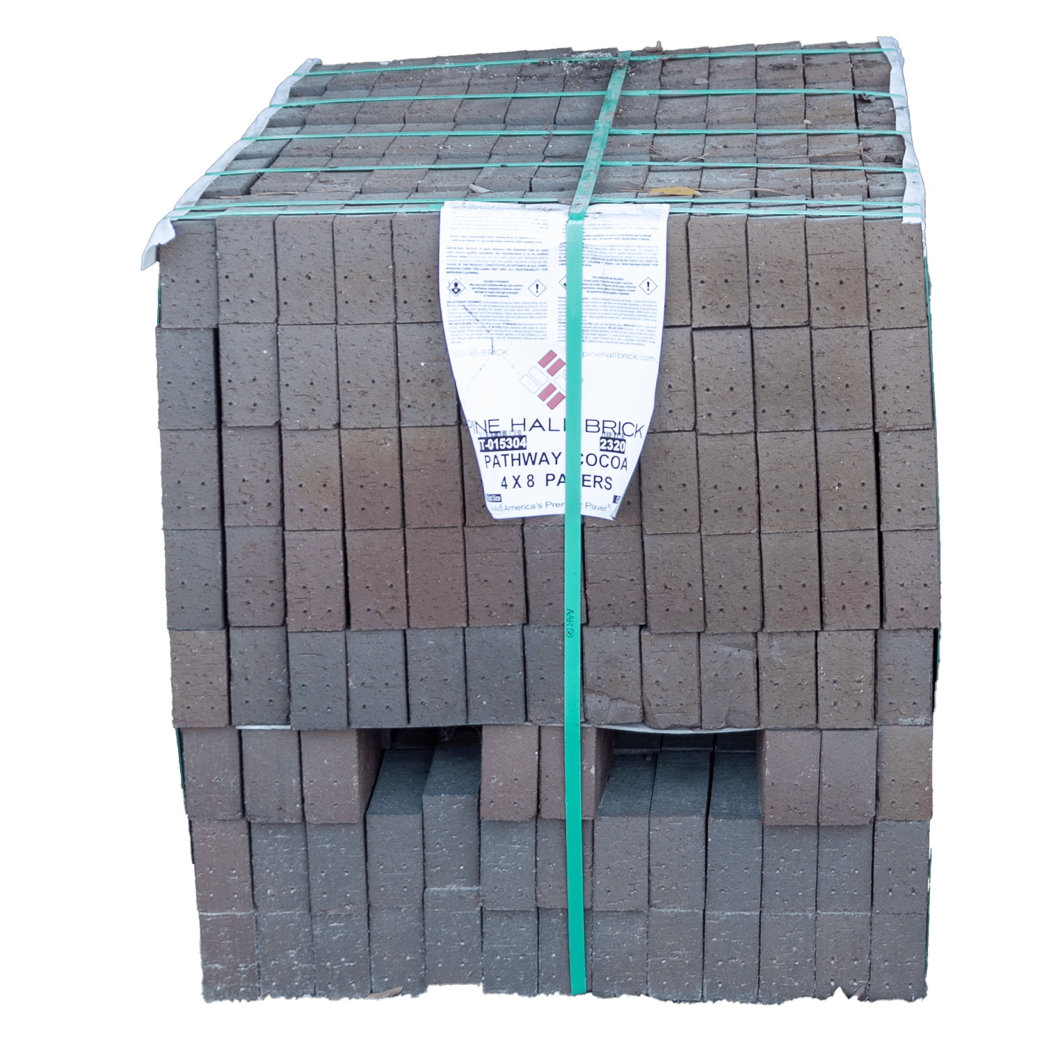 Ph Cocoa Full Range Paver 4" X 8" X 2-1/4" 495 Ea/ Cube 99 Ea/ Band 110 Sf/ Cube Standard |  PHCOCOFRSTD