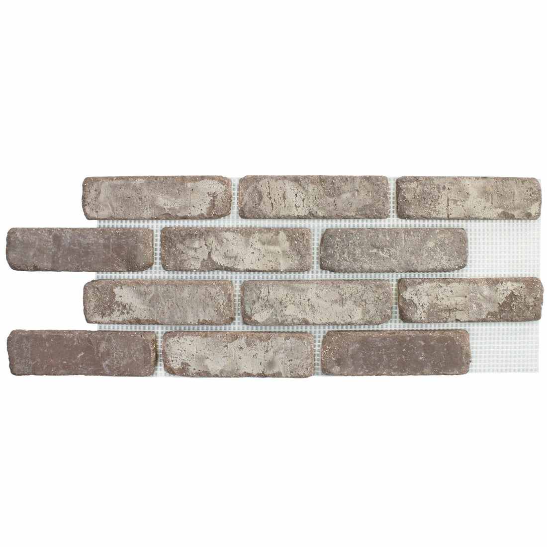 Rushmore Tumbled Brickweb Sheet 8.74 Sf 5 Sheet/Box 28" X 10-1/2" X 9/16"