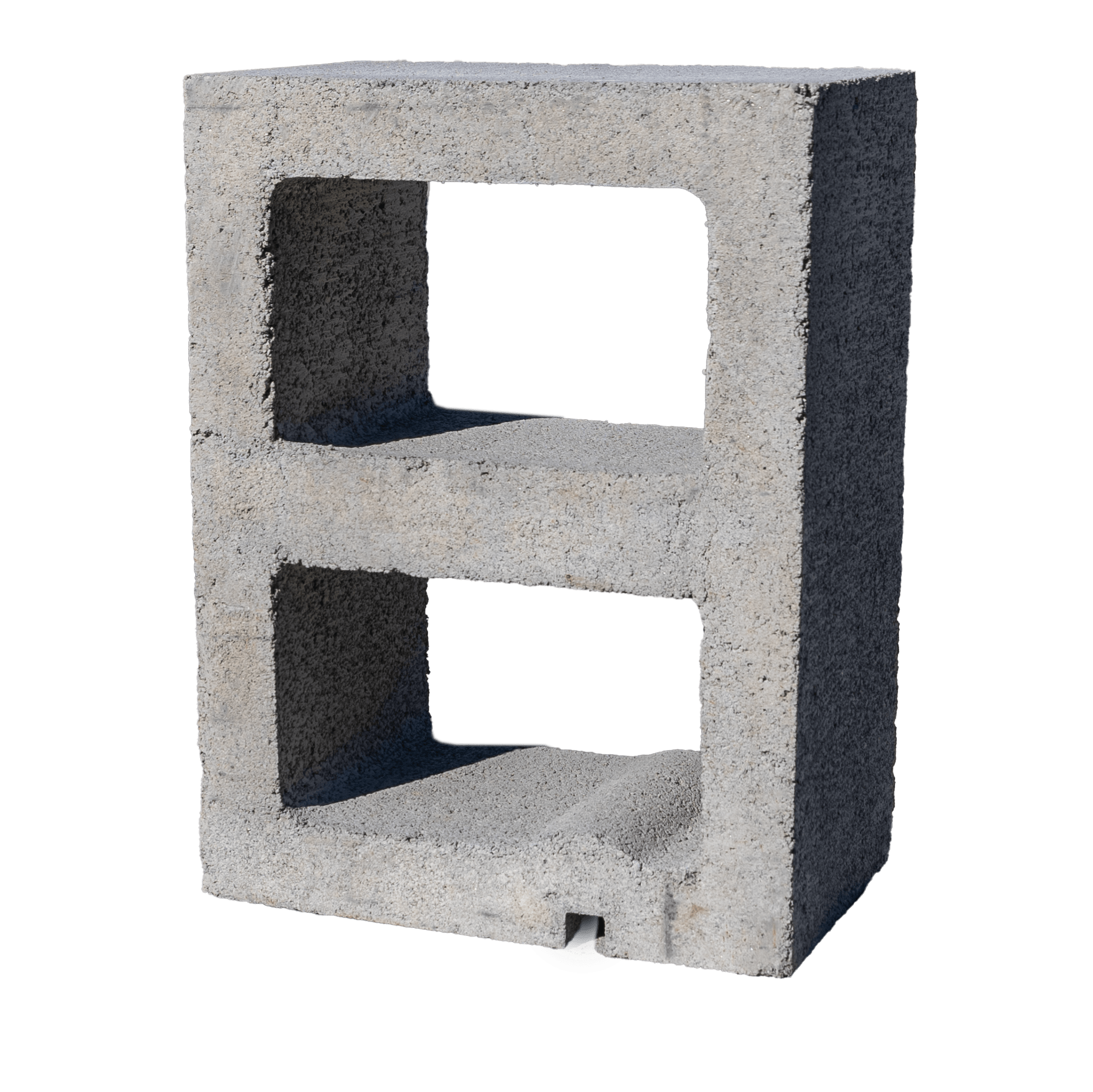Reg Block, 12" x 8" x 16", Concrete