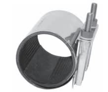 3" Pipe OD 3.4 to 3.7" Stainless Steel Wrap Around Repair Clamp | CR1-370-16