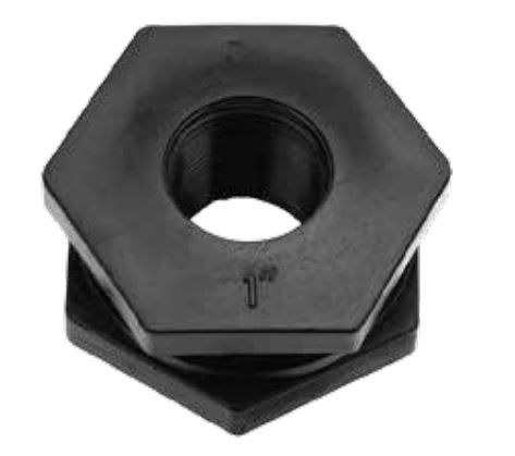 PVC Tank Bulkhead Fitting 1/2" FNPT x FNPT | TBH-05