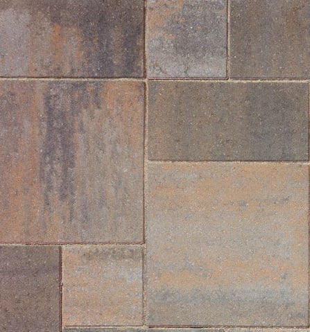 BASALITE MISSION PAVERS POSITANO 528 EA/ PALLET 113 SF/ PALLET 4" X 8" X 2-3/8"