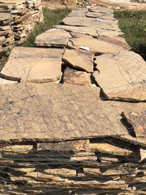 1.5" Patio Oklahoma Brown, Approximately 90 sq. ft. / ton